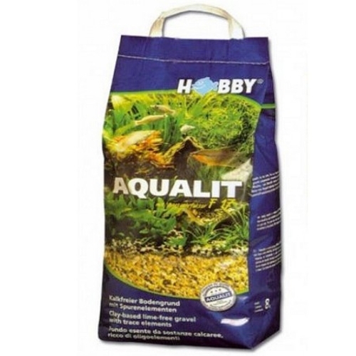 Hobby Aqualit 12L. 8kg. sustrato plantas acuario natural y nutritivo - mascotaencasa