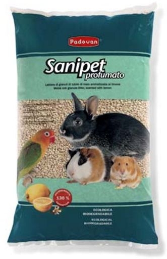 ▷ Sanipet Perfumado 4L - Sustrato Ecológico para Aves y Roedores