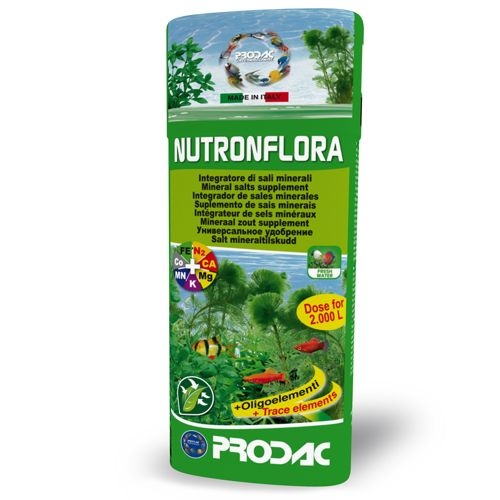 Prodac Nutron Flora 500 ml - sales minerals para plantas acuáticas.