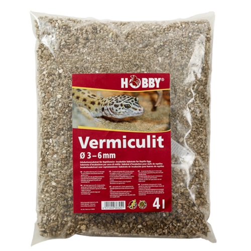 Hobby Vermiculit 3-6 Mm 4 L. - Cría Reptiles en terrario.