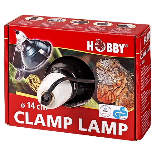 Hobby CLAMP LAMP 14 CM. - Soporte para luz de terrario - mascotaencasa