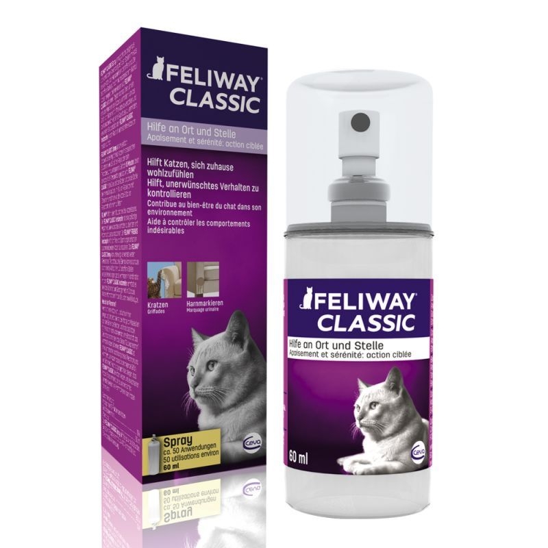 ▷ Feliway Classic Spray 60ml - Spray de Feromonas para Gatos