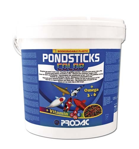 Prodac Pondsticks Color 1200gr Comida para peces de Estanque 