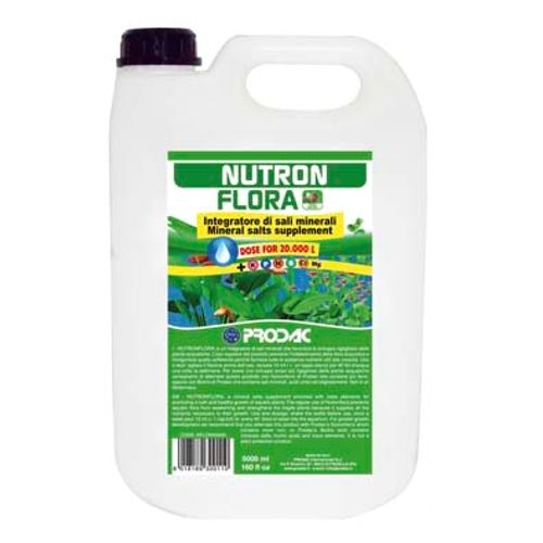 Prodac Nutron Flora 5000 ml - sales minerals para plantas acuáticas.
