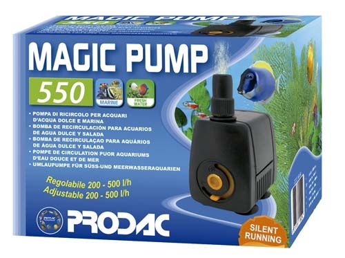 Prodac Magic Pump 550 (200-550L/H) - Bomba De Agua Sumergible Acuario o Estanque