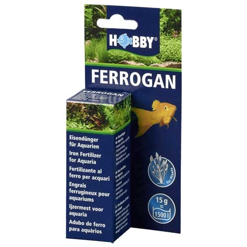 Hobby Ferrogan 15gr. - Abono de hierro para plantas de acuario.