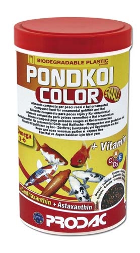 PondKoi Color Small 1200 ml. Alimento para Koi gránulado.