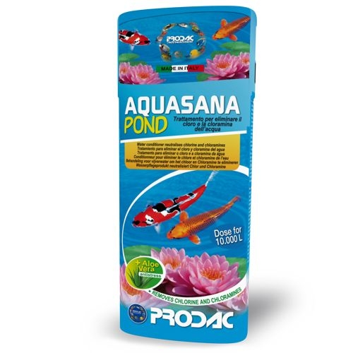 Prodac Aquasana Pond 500ml. Anti cloro para estanques - mascotaencasa