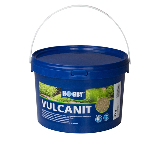 Hobby Vulcanit 3kg. - Fertilizante de plantas de acuario de larga duración.