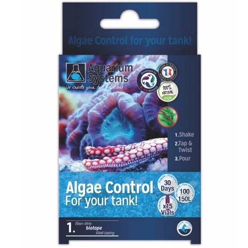  Algae Control Program Aquarium Systems - Marine (100L -150L) Eliminador de algas agua salada - mascotaencasa
