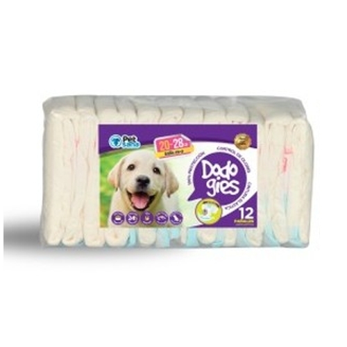 ▷ Pañales para Perros Pequeños - Pet Diapers Dodogies Dapac 12 Unidades