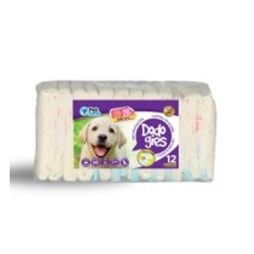▷ Pañales para Perros Pequeños-Medianos - Pet Diapers Dodogies Dapac 12 Unidades