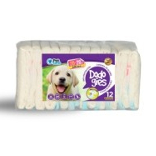 ▷ Pañales para Perros Medianos - Pet Diapers Dodogies Dapac 12 Unidades
