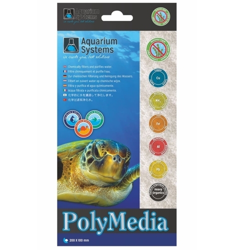 PolyMedia 20 X 10 Cm.  - Material Filtrante para filtrante para acuario