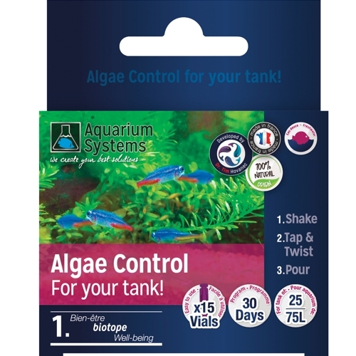Nano Algae Control Freshwater 25-75 L. Antialgas natural para acuarios - mascotaencasa