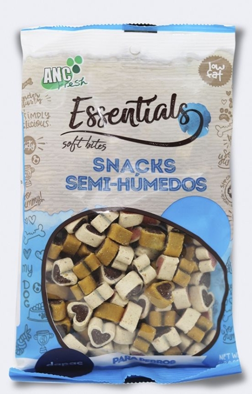 ▷ Snacks Anc Fresh Essentials Corazones 200g - Premios para Perro Semi-Húmedos