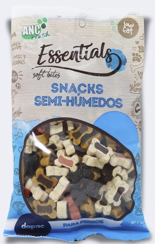 ▷ Snacks Anc Fresh Essentials Huesitos-Corazones 200g - Premios para Perro Semi-Húmedos