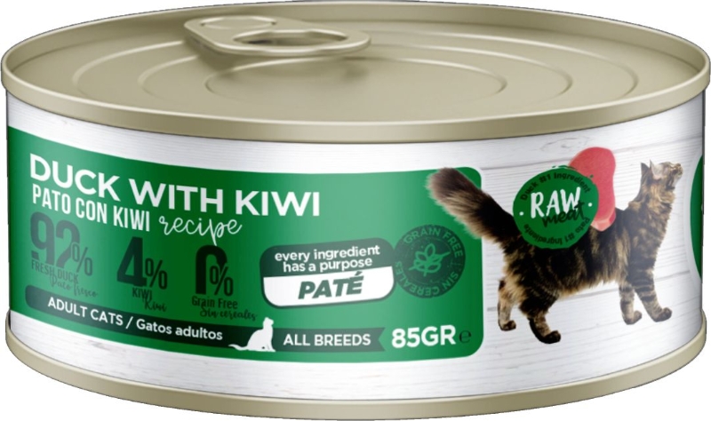 FRESH PATE CAT ADULT PATO-KIWI 85 GR.