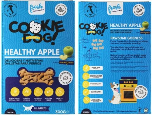 FRESH COOKIE DOG TREATS HEALTHY APPLE 30
